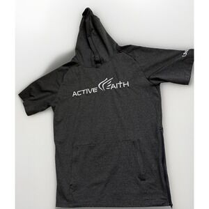 Active Faith Men's Athletic Sports Hoodie Size Large w Pockets
